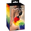 Plug Anal You2Toys cu Coadă Pufoasă Rainbow 42 cm