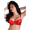 Sutien Daring Intimates Demi Floral Lace Rosu L