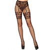 Dresuri Leg Avenue Lace French Cut Net Negru XS-L