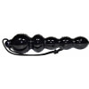Dildo Globular Anal Negru