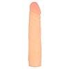 Dildo Realistic White Flexible Spine Natural