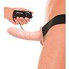 Vibrating Hollow Strap On For Him Or Her Natural