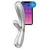 Vibrator Hot Lover Heat Argintiu