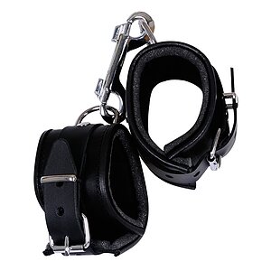 Cătușe Mâini Leather Cuffs Negru