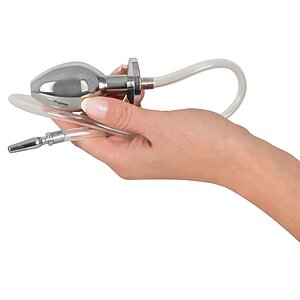 Penisplug Și Dop Anal Jocuri Umede Argintiu Thumb 2