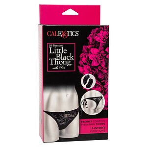 Chiloți Vibratori Little Black Thong Negru S-L Thumb 2