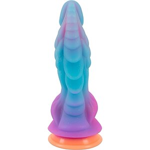 Mystic Dragon – Dildo Fosforescent cu Ventuză Puternică 21.5cm Multicolor Thumb 3