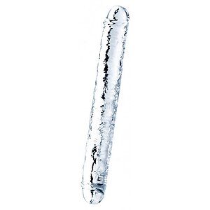 Dildo Dublu 30cm Flawless Transparent