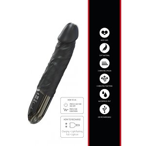 Hidden Desire Anal Power Vibrator Negru Reîncărcabil Thumb 5