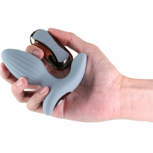 Renegade Summit Gray – Plug Anal Rotativ 3+9, Reîncărcabil Gri Thumb 1