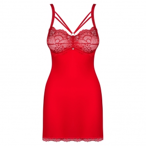 Chemise Obsessive Loventy Roșu S-M Thumb 2