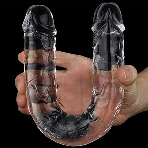 Dildo Dublu 30cm Flawless Transparent Thumb 2