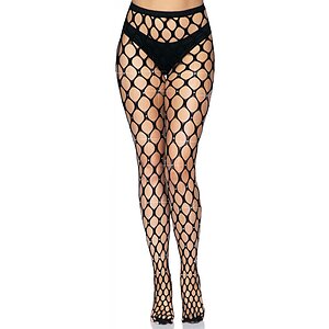 Dresuri Leg Avenue Rhinestone Net Tights Negru