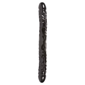 Dildo Double Header Veined Negru