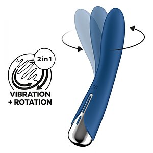 Satisfyer Spinning Vibe 1 Albastru Thumb 1