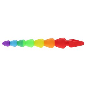 Rainbow Heart Beads Multicolor Thumb 2
