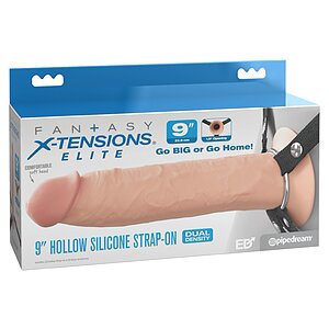 Pipedream Elite 24,1 cm Hollow silicone - Dual Density Thumb 4