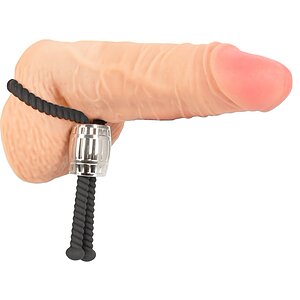 Rebel Heavy Rope Inel Reglabil Pentru Penis și Testicule Negru Thumb 5