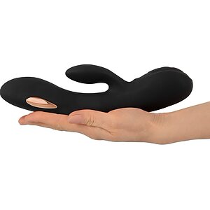 Xouxou Rabbit E Stim, 10+10 Moduri, Reîncărcabil Negru Thumb 4