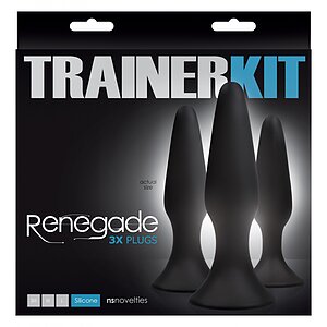 Set Anal Plug Sliders Trainer Kit Negru Thumb 1
