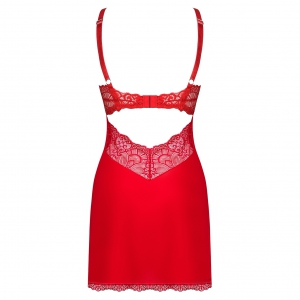 Chemise Obsessive Loventy Roșu S-M Thumb 3