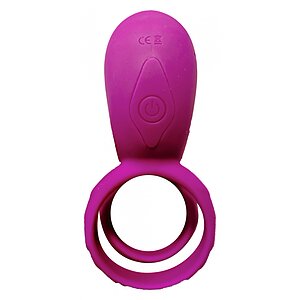 Inel Dublă Stimulare Couples Stimulator Ring Fuchsia Thumb 1