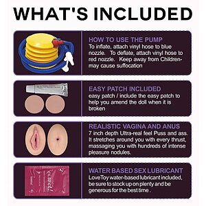 Păpușă Gonflabilă Silicone Super Boobie Thumb 2