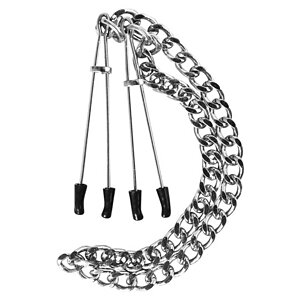 Cleme Sfârcuri Nipple Tweezers Argintiu