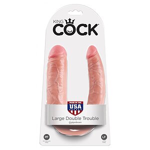 Dildo Dublu Realistic King Penis U Shaped Thumb 3