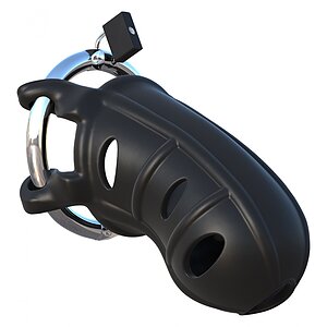 Cușcă Penis Silicone Block Negru