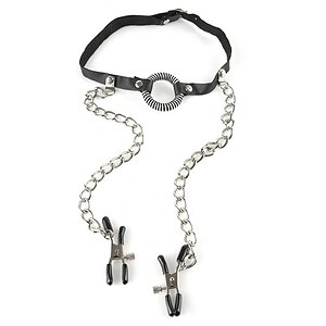 Set Căluș Și Clame Pentru Sfârcuri Negru