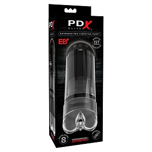 Extender Vibrating Penis Pump Transparent Thumb 3