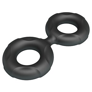 Inel Dublu Crazy Bull Radwan Model 19 Negru Thumb 3