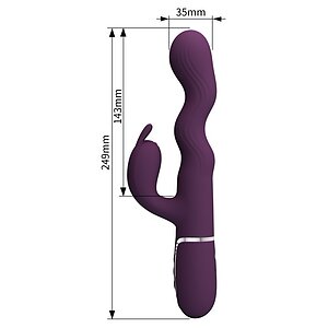 Pretty Love Laursen II - 7+4 Moduri, Reîncărcabil Mov Thumb 8