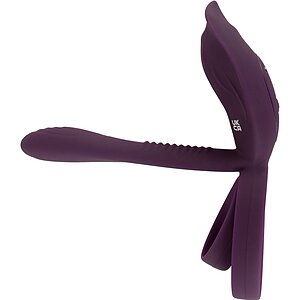 Couples Choice – Inel Vibrant 10 Moduri, Reîncărcabil Mov Thumb 1