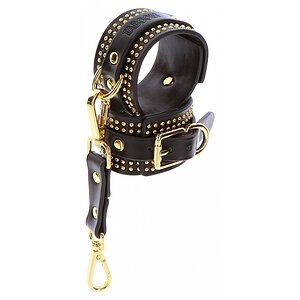 Studded Wrist Cuffs Set Negru Thumb 4