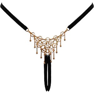 Chilot Cottelli Collection Atracția Decupată Negru S-L Thumb 4