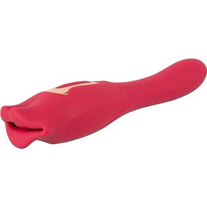 Oral Fun L – Vibrator 2 în 1, 10 Moduri, Reîncărcabil Roz Thumb 2