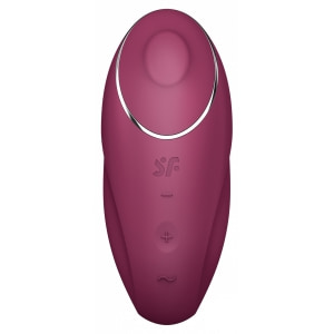Satisfyer Tap Climax 1 Roșu 11 Vibrații + 11 Tapping Thumb 3