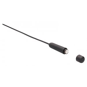 Vibrating Plug Extra Long Urethral Sounding Negru Thumb 2