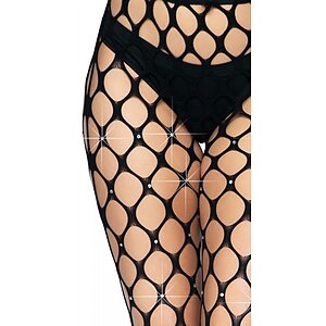 Dresuri Leg Avenue Rhinestone Net Tights Negru XS-L Thumb 3