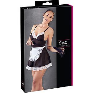 Maids Costume Cottelli Collection Negru XL Thumb 4