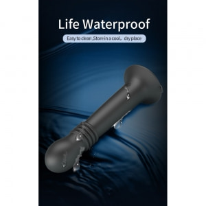 Pretty Love Stellan Vibrator 4 împingeri 4 Rotații Negru Thumb 7