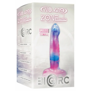 Dildo 21.6 cm – Silicon Lichid cu Ventuză Puternică Multicolor Thumb 3
