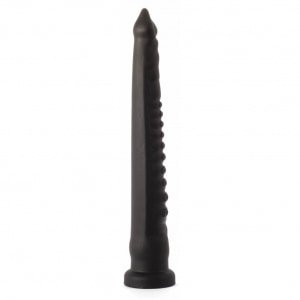 X Men Plug Anal PVC Negru cu Ventuză, 59 cm, Stimulare Thumb 2