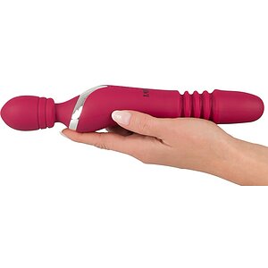Vibrator Javida Warming And Thrusting Roșu Thumb 2