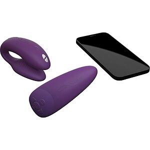 We-Vibe Chorus C-articulat — 2 Motoare, Reîncărcabil Mov Thumb 1