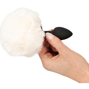 Coadă Pufoasă White S – Plug Flexibil Din silicon, 14.2 cm Thumb 7