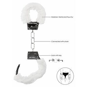 Beginners Handcuffs Furry Alb Thumb 1