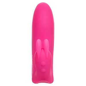 Vibrator din Silicon Pentru Plăcere cu Degetul Roz Thumb 4
